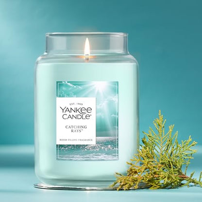 Yankee Candle Catching Rays Scented Candle, 22oz Large Jar with up to 150 Hour Burn Time, Giftable - color: Catching Rays, size: 22 oz