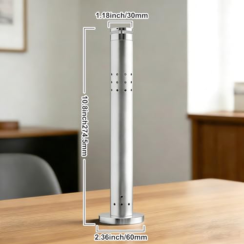 Aluminum Alloy Incense Holder for Sticks, Hanging Incense Burner Holder with Ash Catcher & Hook, Outdoor Incense Stick Holder, with 20 Incense Sticks, for Home, Outdoor, Camping, Meditation, Yoga, Spa