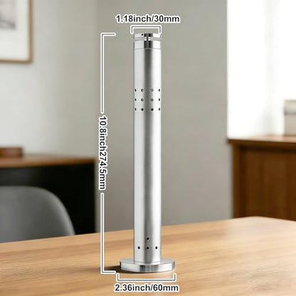 Aluminum Alloy Incense Holder for Sticks, Hanging Incense Burner Holder with Ash Catcher & Hook, Outdoor Incense Stick Holder, with 20 Incense Sticks, for Home, Outdoor, Camping, Meditation, Yoga, Spa