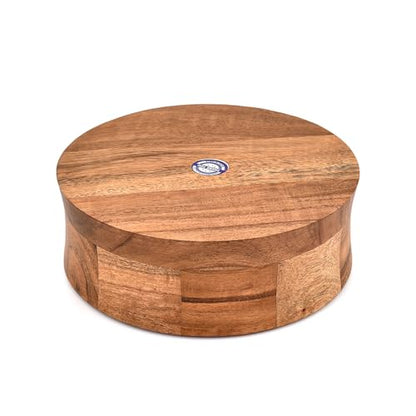 Handcrafted Acacia Wood Centerpiece Bowl – Decorative Wooden Bowl for Home Décor, Dining Tables & Living Rooms – Rustic Farmhouse Accent Décor (10" X 10" X 2.5")