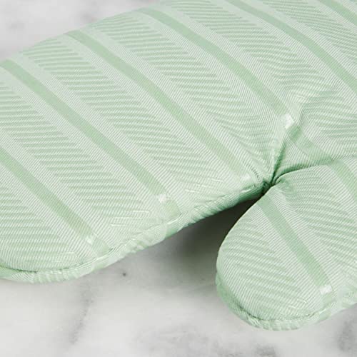 KitchenAid Albany Oven Mitt 2-Pack Set, Pistachio, 7"x13" - color: Pistachio