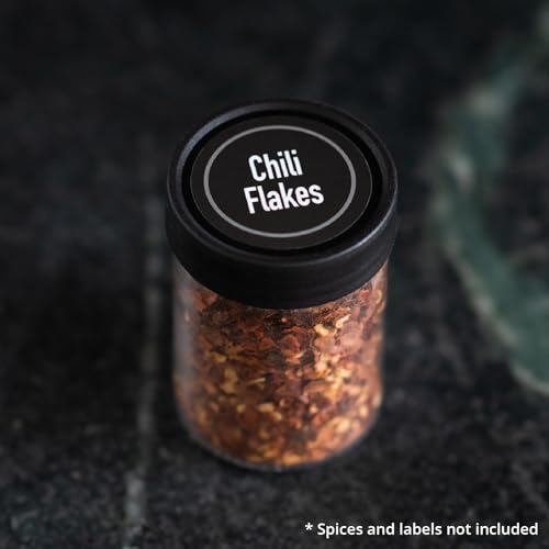 3” Glass Spice Jars 3 fluid ounces- 18 pack - size: 3oz Jars