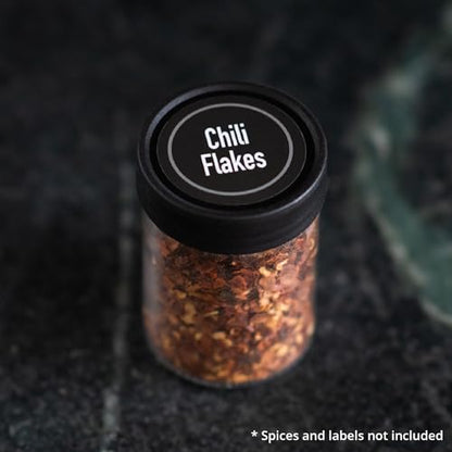 3” Glass Spice Jars 3 fluid ounces- 18 pack - size: 3oz Jars