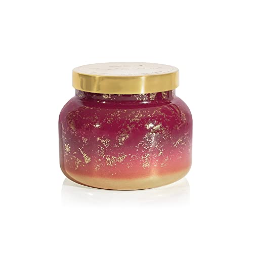 Capri Blue Glimmer Jar Candles - Luxury Holiday Scented Candles for Home - Long Lasting Soy Wax Blend - Scented Holiday & Home Decor - Tinsel & Spice Oversized Jar (28 oz) - size: 28 oz