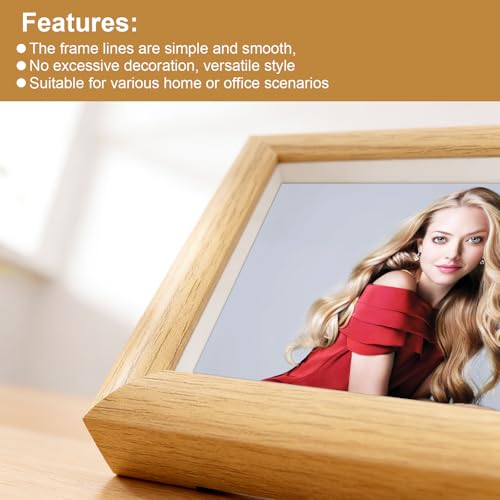 2x3inch Mini Picture Frames Set of 2,Wood Photo Frame for Fujifilm Instax