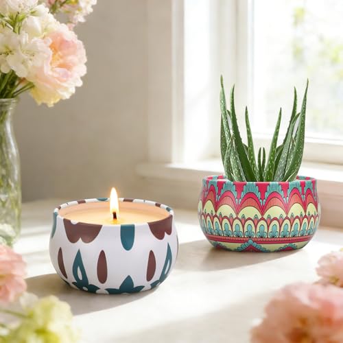 Scented Candles Gift Set, 12 Pack Soy Wax Aromatherapy Candles | 12 Scents, Up To 300-Hour Burn, Gift Box Included, Home Fragrance, Spa Relaxation, Gifts for Women - color: Gray