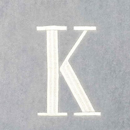 Avanti Linens - Cotton Towel Set, 5 Pack, Embroidered, Monogram K - style: K