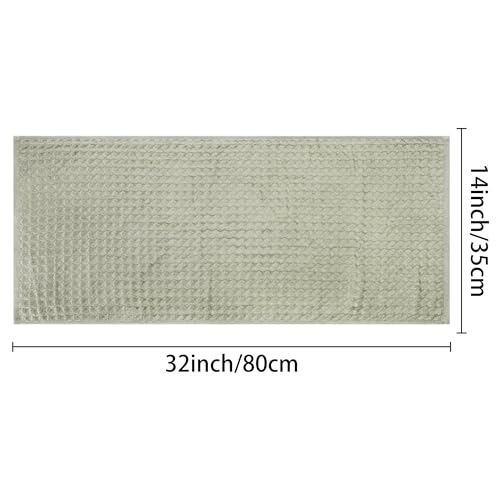 uxcell Waffle Hand Towels 100% Cotton 4 Pack Light Grey | Boho Soft Absorbent Towels for Bathroom Kitchen Gym, Quick Dry, Lint Free, Washcloths Set for Bathroom Kitchen Gym Yoga Face - color: Light Grey