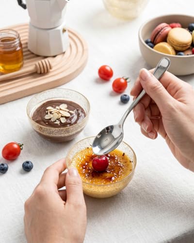 bUCLA 50 Pack Plastic Prep Bowl Sets, 6oz Gold Glitter Small Pinch Bowls | Small Bowls for Salt, Spices, Chopped Ingredients, Dipping Sauces, Ice Cream Toppings, Pudding - color: Gold Glitter, size: 6oz