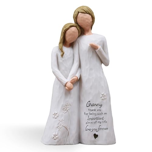Granny Gifts for Grandma, Birthday Gifts for Granny Figurines | Granny Gifts, Grandma Gift for Mothers Day Christmas Birthday, Hand-Painted Resin Statue, Gifts for Granny - style: Granny Gifts