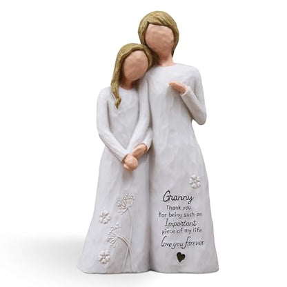 Granny Gifts for Grandma, Birthday Gifts for Granny Figurines | Granny Gifts, Grandma Gift for Mothers Day Christmas Birthday, Hand-Painted Resin Statue, Gifts for Granny - style: Granny Gifts
