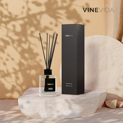 VINEVIDA Prime Reed Diffuser for Home & Bathroom | Long-Lasting Scent Sticks Set | Oil Stick Diffuser | Bathroom Scent - Room Fragrance No. 1007 - Inspired by: Dream On & Westin Hotels