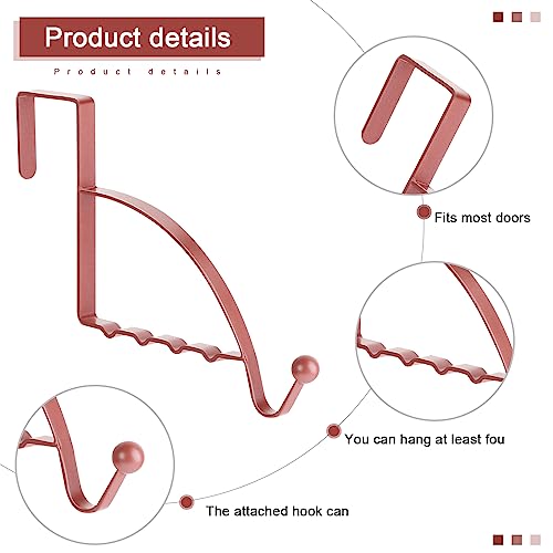 Hotop 2 Pcs Over The Door Hooks, Clothes Hanger, Over Door Hanger, Rose Gold - color: Rose Gold