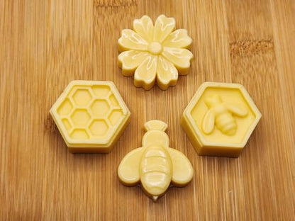 Rose Petals Scented Organic Beeswax Melts (3 Ounces) - Elegant Luxury Wax Melt - Eco-Friendly, Natural, and Sustainable