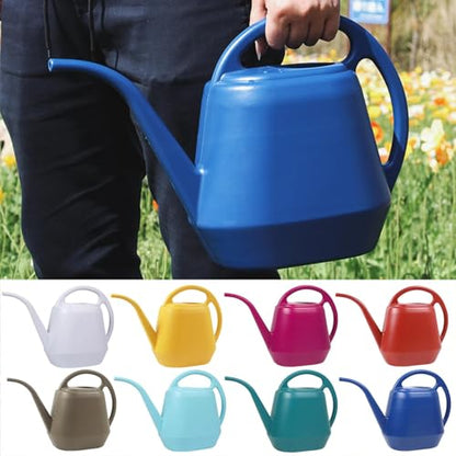 1 Gallon Watering Can Indoor Plants, 2026 Long Spout Large Capacity Modern Plastic Watering Can with Ergonomic Handle,Outdoor Watering Can for Flower Plants House Bonsai Garden Patio Office - color: A