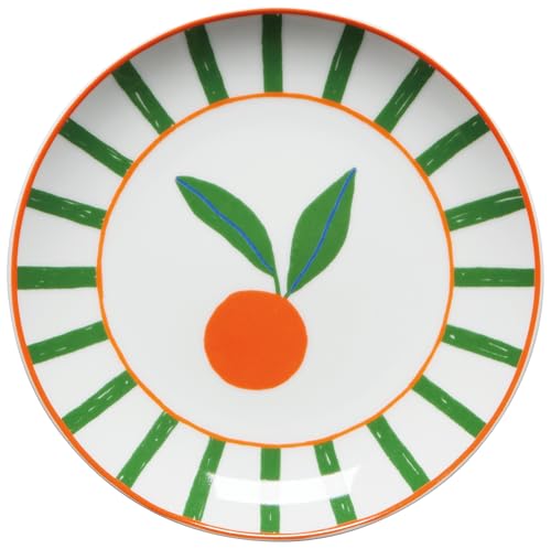 Jubilee Porcelain Tropical Appetizer Plates, Set of 4 - color: Citrus Burst