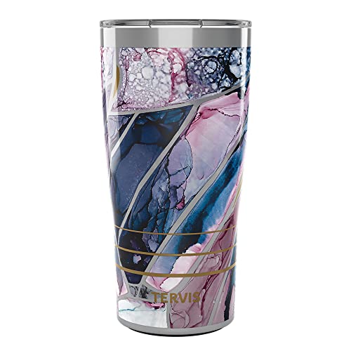 Tervis Traveler Inkreel Butterfly Wing Triple Walled Insulated Tumbler Travel Cup Keeps Drinks Cold & Hot, 20oz, Stainless Steel | Thermos Travel Mug, Insulated, 18/8 Stainless, Quiet Base, BPA-Free, Dishwasher Safe, Fits Most Cupholders, Gifts under $50