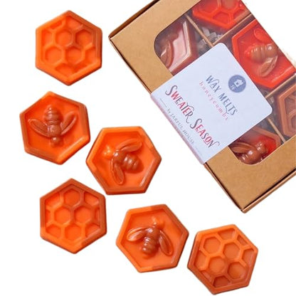 Strong Scented Wax Melts Sweater Season, Woodsy Scent Cranberry Cinnamon Fir Pine, Gift for Mom, Housewarming Gift