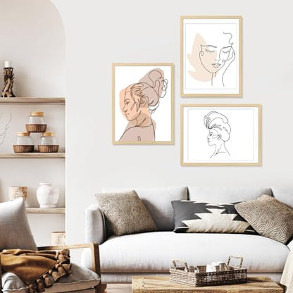 Picture Frame, Set of 6 12x16 Natural, Poster Frame with Plexiglass, Tabletop & Wall Mount, Ideal Gift for Any Occasion - color: Natural, size: 12x16