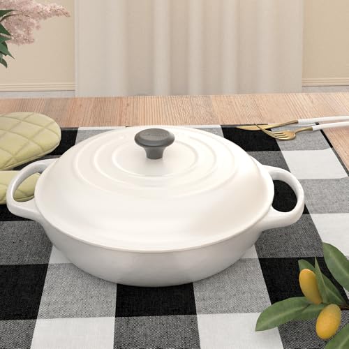 Black & White 2 Side Cotton Buffalo Check Placemats Set of 4 Heat Resistant Dining Table Place Mats for Kitchen Table, 12 x 18 inches - color: Plaids Black & White, size: Rectangular Placemats 12" x 18"