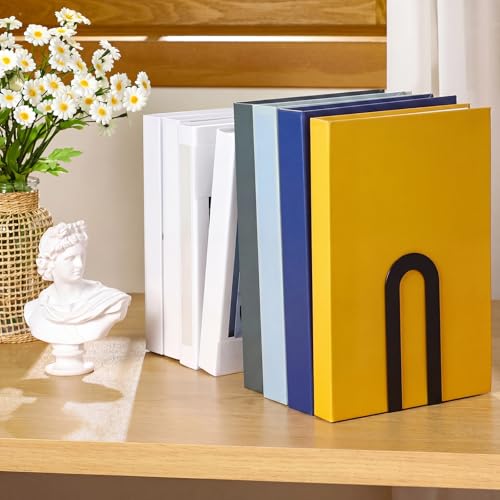 30 Pcs 12 Pcs Metal BookEnds Shelves,Black,5.5 * 3.75 * 2.25inch - color: Black, size: 5.5*3.75*2.25inch