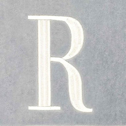 Avanti Linens - Towel Set, Soft & Absorbent Cotton, Embroidered Bathroom Decor, Set of 5 (Monogram Collection, Initial R) - style: R