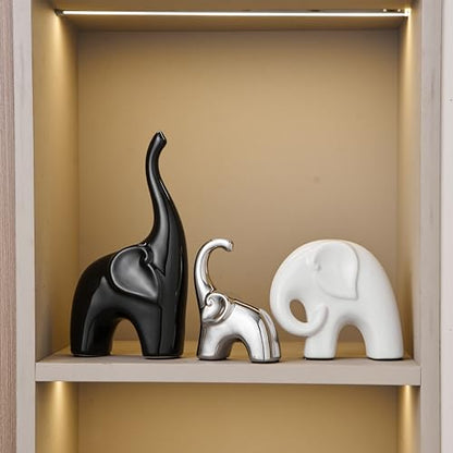 XINXUAN 3PCS Elephant Ornament- Gifts for Women,Wife,Wedding Anniversary - size: A-3PCS elephant