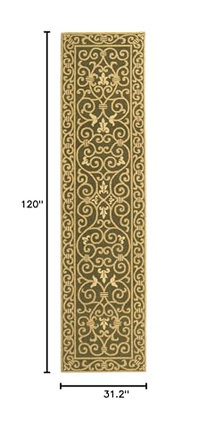 SAFAVIEH Chelsea Collection Runner Rug - 2'6" x 10', Black, Hand-Hooked French Country Wool, Ideal for High Traffic Areas in Living Room, Bedroom (HK141B) - color: Black, size: 2'6" x 10' (Runner)