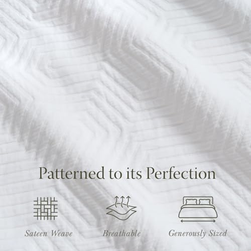 Threadmill Luxury Cotton Blankets for Twin Size Bed | All-Season 100% Cotton Twin Blanket for Bed | Aster Jacquard Lightweight, Soft & Cozy Coverlet, 350GSM, 68x90 inches | White | 100% Cotton, Jacquard Pattern, 350 GSM, 68x90 in, All-Season, Lightweight,
