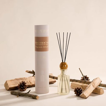 Reed Diffuser 8.5 oz Large Capacity White Pine Scent | 6 Reed Sticks, Long-Lasting, Home Fragrance Oil Diffuser for Bathroom, Bedroom & Home Décor
