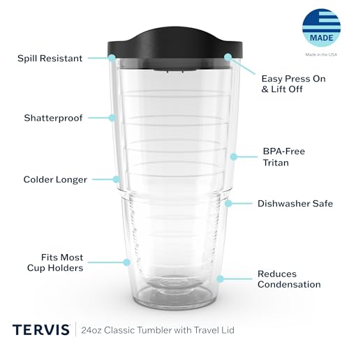 Tervis Inkreel The Heavens Made in USA Double Walled Insulated Tumbler Travel Cup Keeps Drinks Cold & Hot, 24oz, Classic - color: 24oz Classic Tumbler with Travel Lid, style: Inkreel - The Heavens