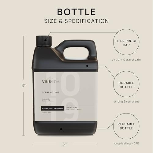 VINEVIDA (32oz) Hotel Fragrance Collection Diffuser Oil - Hotel Scents Diffusers for Home - Cold Air Diffuser Oil - Hotel Scent Essential Oil - Scent No.1019 Inspired by The Aria Hotel - size: 32 Fl Oz (Pack of 1)