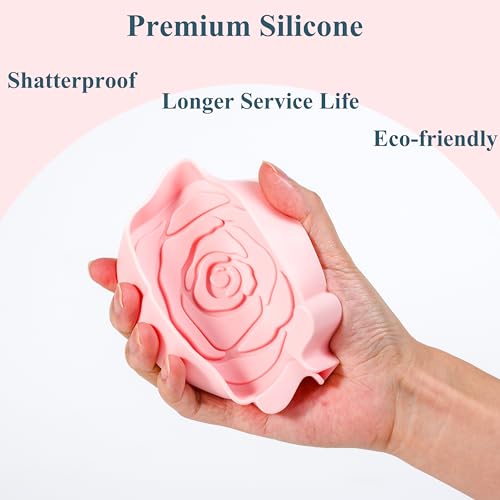 3PC Self-Draining Silicone Soap Dish, Soap Holder/Tray/Saver for Shower, Bathroom, Kitchen, Bathtub, Keep Soap Dry and Easy to Clean (Light Color) - color: Light Color