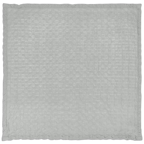 Karma Waffle Weave Dishcloth Set/Holder Happy Everything - color: Purple Happy Everything