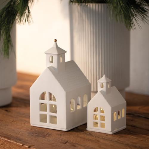 Räder Porcelain Village House Chapel 5.5"/14cm - Tealight Holder