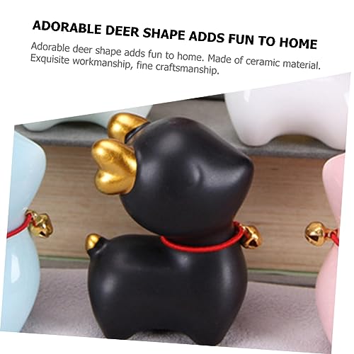 Alipis Animal Statue Decor Ceramic Craft Statue Ceramic Animal Adorns Desktop