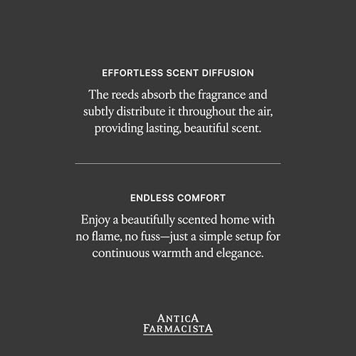 Antica Farmacista Home Ambiance Diffuser - Long-Lasting Reed Scent Diffuser - Luxury Room Freshener Gift - Liquid Velvet, 3.4 fl oz - size: 3.4 fl oz