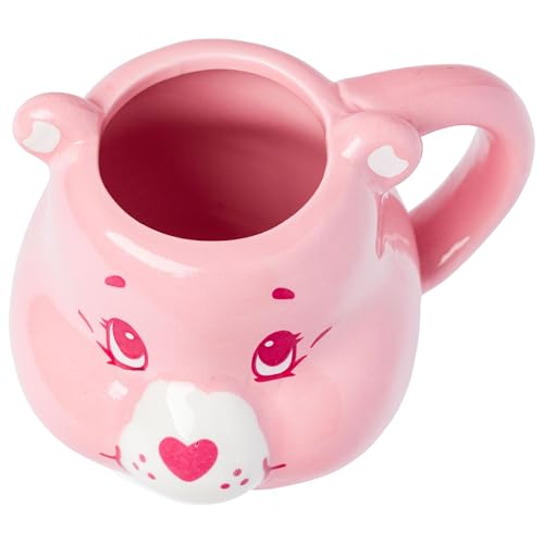 Silver Buffalo Care Bears 4 Piece Sculpted Ceramic Mini Mug Set Featuring Cheer, Grumpy, Share, and Tenderheart Bear, 4 Ounces - color: Multicolor