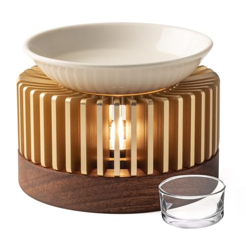 Aromatherapy Aroma Burner Oil Diffuser,Tea Light Candle Holder,Essential Oil Burner,Tealight Wax Warmer Decoration for Bedroom, Living Room, Balcony,Patio