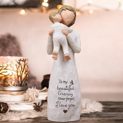 Granny Gifts for Grandma, Gifts for Granny, Gift from Grandkids, Sculpted Hand-Painted Figurine - style: Granny gifts