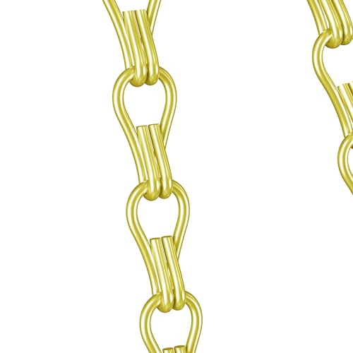 garini 6 Pack, 23 Inch Hanging Baskets Chain, Gold Hanging Chains with Hooks, Replacement Plant Hangers for Planters, Bird Feeders and Lanterns - color: Gold, size: 6P