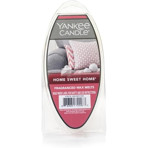 Yankee Candle Home Sweet Home Wax Melts 6 Count (Pack of 3) Ideal for Use in All Wax Warmers Perfect for DIY Candle Making - color: Home Sweet Home