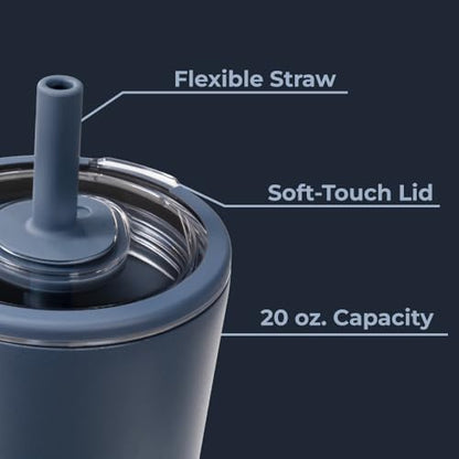 HydroJug Everyday Tumbler 20 oz, Ceramic-Lined Straw Cup, Cascade - color: Cascade, size: 20 Ounces