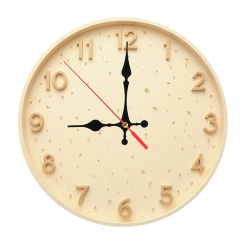 Sleek Minimalist Natural Wooden Wall Clock 25cm*25cm