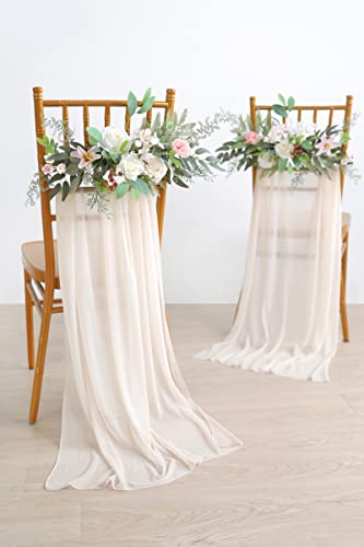 Serra Flora Artificial Greenery Stems Box Set,(Pack of 47pcs) with 9 Kinds of Faux Pink Green Filler for DIY Bridal Bouquets Wedding Floral Arrangement Table Centerpieces - color: Green & Pink