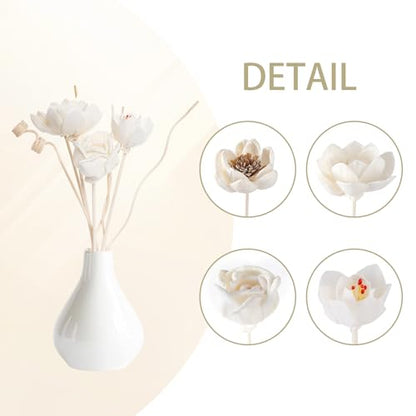 14Pcs Reed Diffuser Sticks Flowers, Reed Diffuser, Reed Diffuser Flower for Home Bedroom Decor