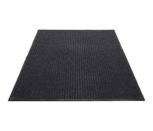 Guardian EG020304 EcoGuard Indoor/Outdoor Wiper Mat, Rubber, 24 x 36, Charcoal