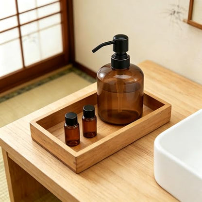 Clear Glass Soap Dispenser, 11 Oz Boston Round Bottle Dispenser with Stainless Steel Pump, Refillable Kitchen & Bathroom Countertop Dish Soap Dispenser, Oil Rubbed Bronze - color: Oil Rubbed Bronze