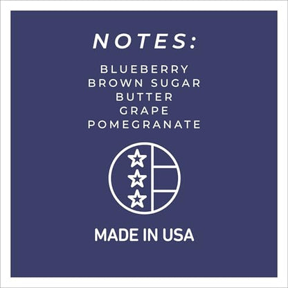 A Cheerful Giver - Blueberry Muffins Mama Scented Glass Jar Candle (22oz) with Lid & True to Life Fragrance Made in USA - size: 22 oz