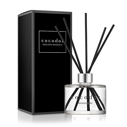 COCODOR Signature Reed Diffuser Set/Refreshing Air / 6.7oz /1 Pack/Home Fragrance Diffuser, Oil Scent Diffuser for Bathroom Shelf Decor - size: 6.7Ounce/1Pack